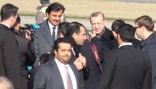 Erdoğan havalimanında bizzat karşıladı!